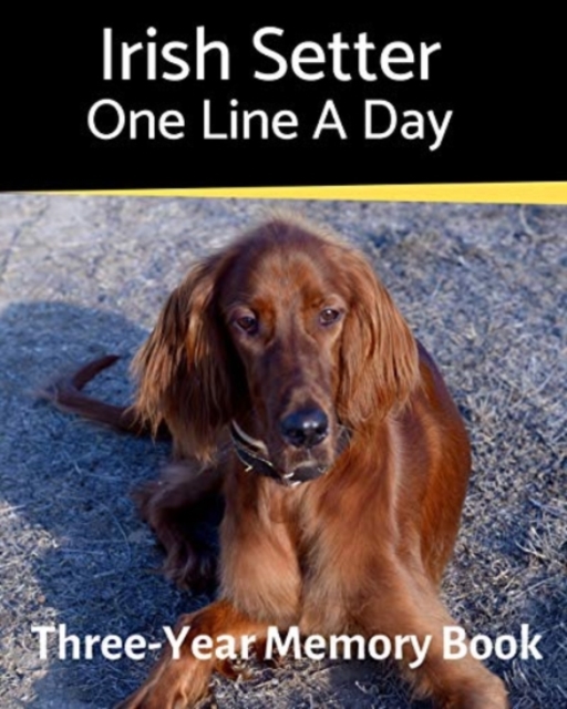 Irish Setter - One Line a Day : A Three-Year Memory Book to Track Your Dog's Growth, Paperback / softback Book