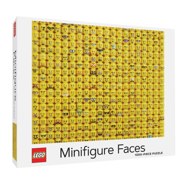 LEGO® Minifigure Faces 1000-Piece Puzzle, Jigsaw Book