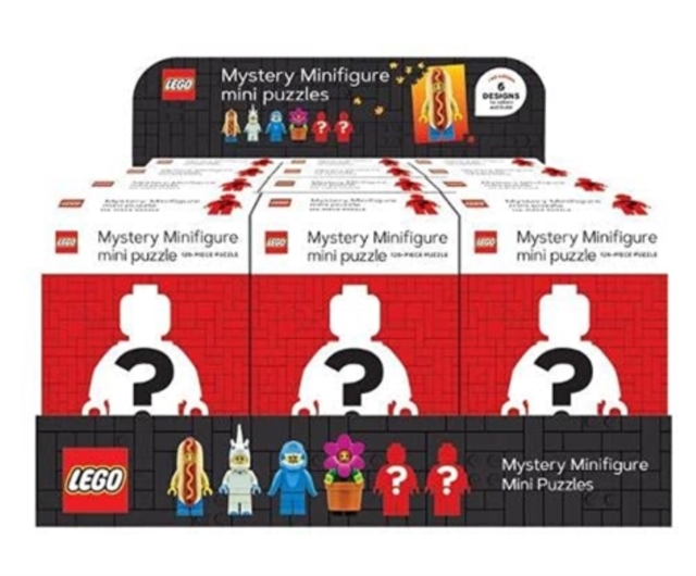 LEGO Mystery Minifigure Puzzles 12 Copy CDU (RED EDITION), Jigsaw Book