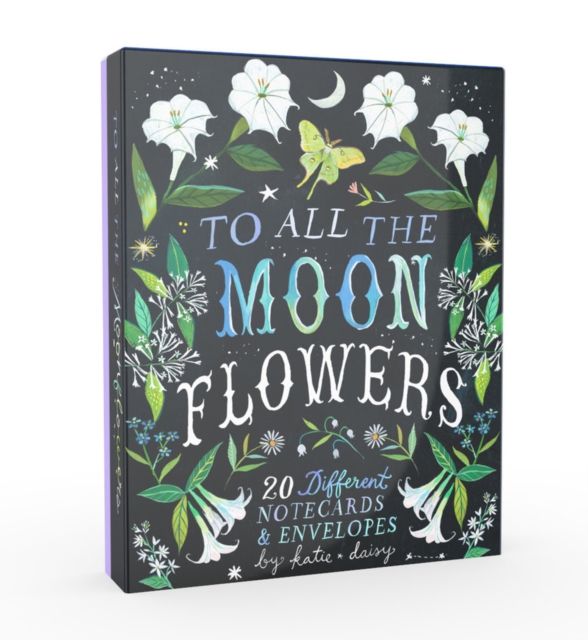 To All the Moonflowers Notes : 20 Different Notecards & Envelopes, Postcard book or pack Book
