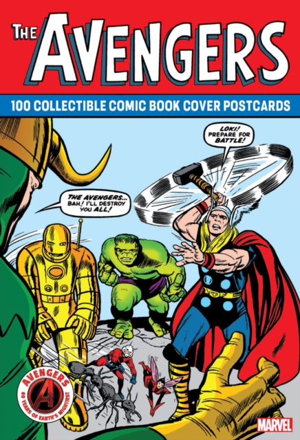 Avengers: 100 Collectible Comic Book Cover Postcards, Postcard book or pack Book