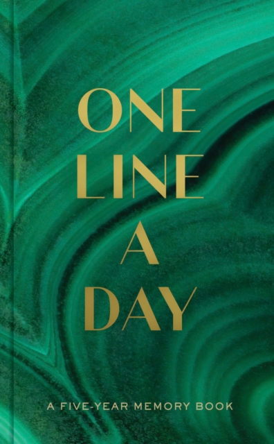 Malachite Green One Line a Day : A Five-Year Memory Book, Diary or journal Book
