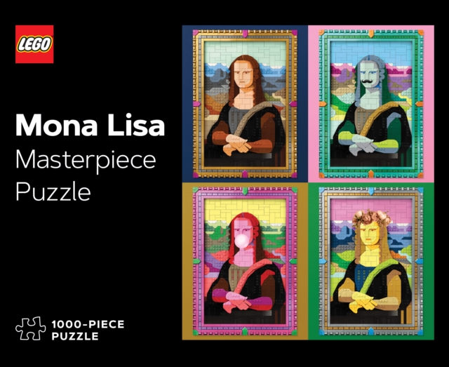 LEGO Masterpiece Puzzle: Mona Lisa 1000-Piece Puzzle, Jigsaw Book