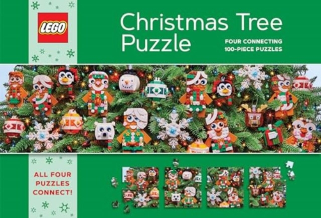 LEGO Christmas Tree Puzzle, Jigsaw Book