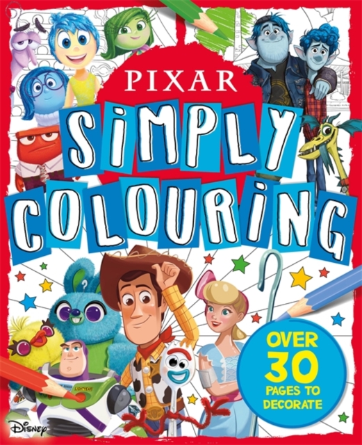 Pixar: Simply Colouring, Paperback / softback Book