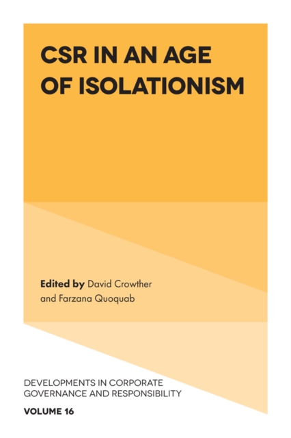 CSR in an age of Isolationism, Hardback Book