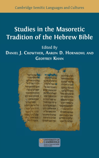 Studies in the Masoretic Tradition of the Hebrew Bible, Hardback Book