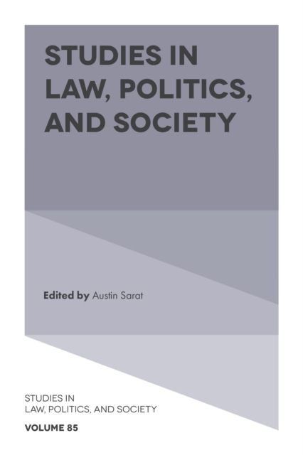 Studies in Law, Politics, and Society, EPUB eBook