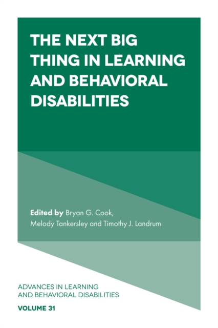 The Next Big Thing in Learning and Behavioral Disabilities, EPUB eBook