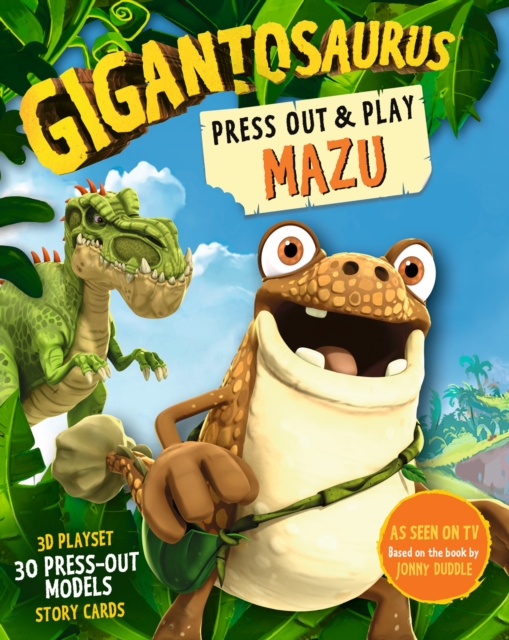 Gigantosaurus - Press Out and Play MAZU : A 3D playset with press-out models and story cards!, Novelty book Book
