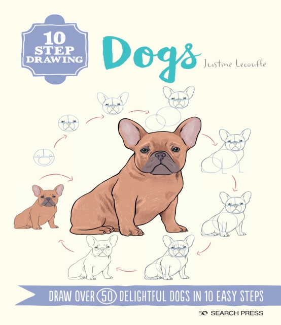 10 Step Drawing: Dogs, PDF eBook