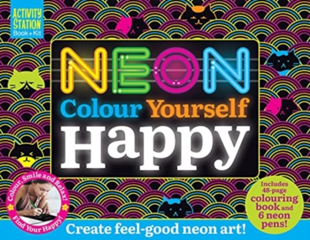 Neon Colour Yourself Happy, Boxed pack Book