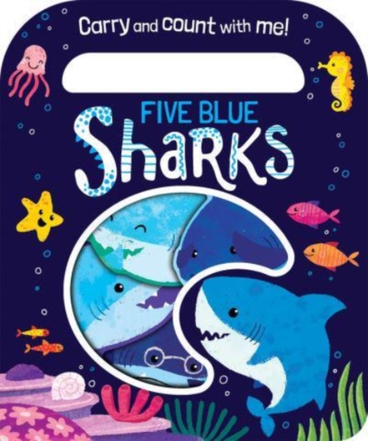 Five Blue Sharks, Board book Book