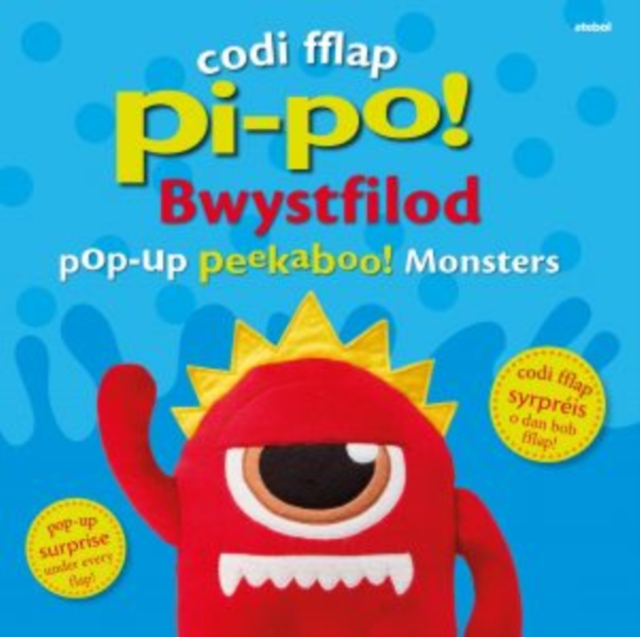 Codi Fflap Pi-Po! Bwystfilod / Pop-Up Peekaboo! Monsters, Hardback Book