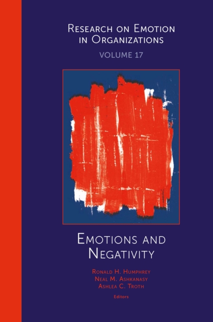 Emotions and Negativity, Hardback Book