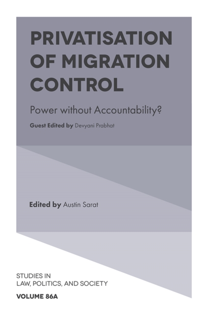 Privatisation of Migration Control : Power without Accountability?, PDF eBook