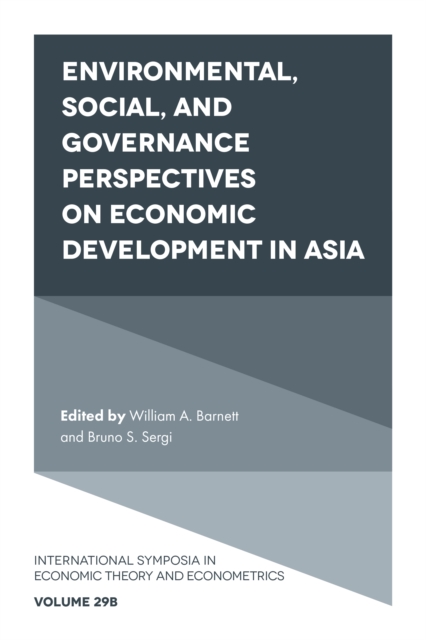 Environmental, Social, and Governance Perspectives on Economic Development in Asia, PDF eBook