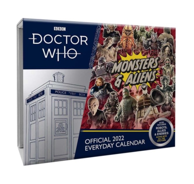 The Official Doctor Who Desk Block Calendar 2022, Calendar Book