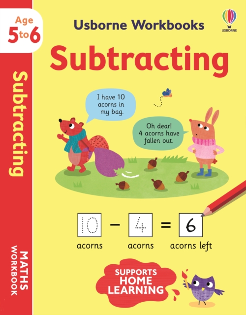 Usborne Workbooks Subtracting 5-6, Paperback / softback Book