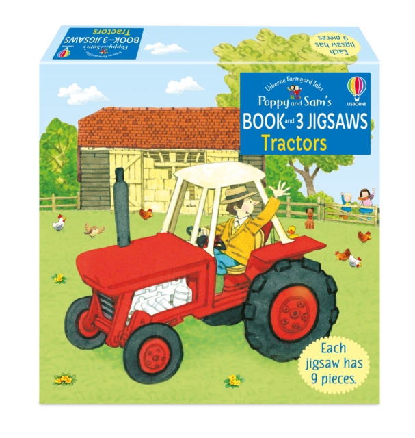 Poppy and Sam's Book and 3 Jigsaws: Tractors, Paperback / softback Book