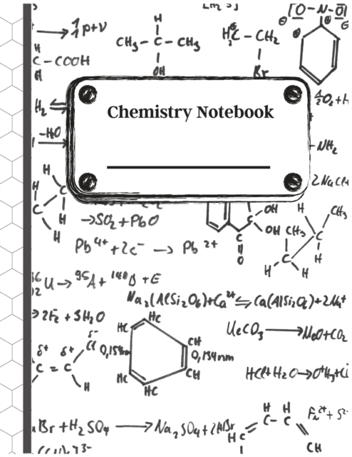 Hexagonal Graph Paper Composition Notebook : 100+ pages, large print notebook, 8.5" x 11" for Drawing Organic & Biochemistry Structures, Paperback / softback Book