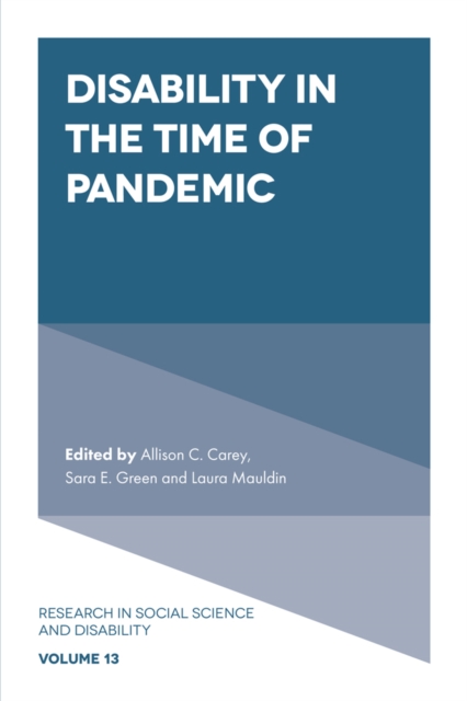 Disability in the Time of Pandemic, Hardback Book