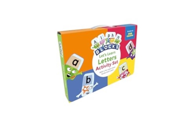 Alphablocks Let's Learn Letters Wipe-Clean Activity Set, Boxed pack Book