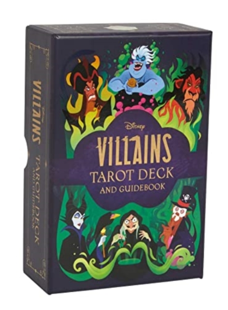 Disney Villains Tarot Deck and Guidebook, Hardback Book