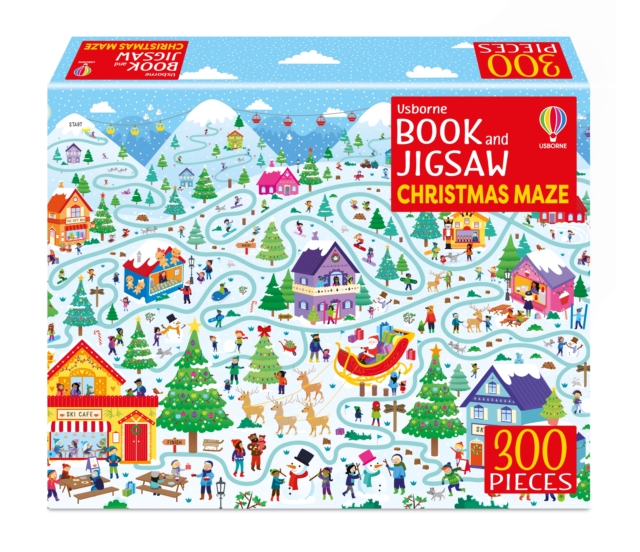 Usborne Book and Jigsaw Christmas Maze, Paperback / softback Book