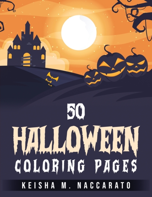 50 Halloween Coloring Pages, Paperback / softback Book