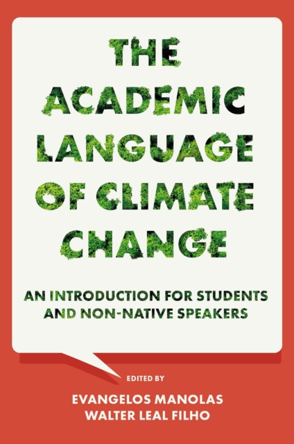 The Academic Language of Climate Change : An Introduction for Students and Non-native Speakers, Hardback Book