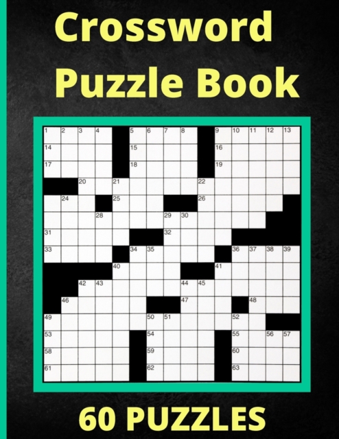 Crossword Puzzle Book 60 Puzzles : Activity Puzzlebook 60 Puzzles, Paperback / softback Book