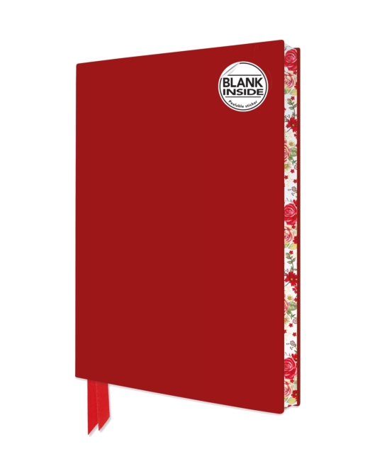 Red Blank Artisan Notebook (Flame Tree Journals), Notebook / blank book Book