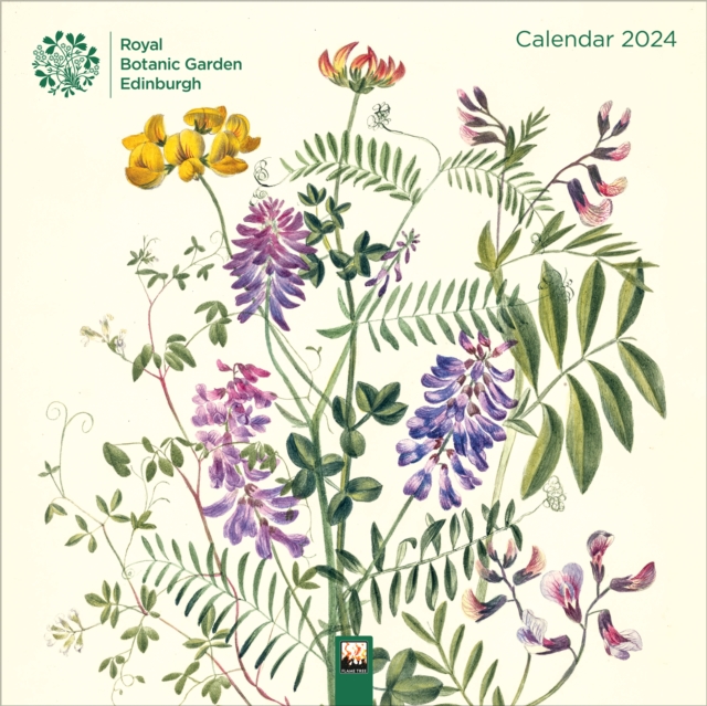 Royal Botanic Garden Edinburgh Wall Calendar 2024 (Art Calendar), Calendar Book