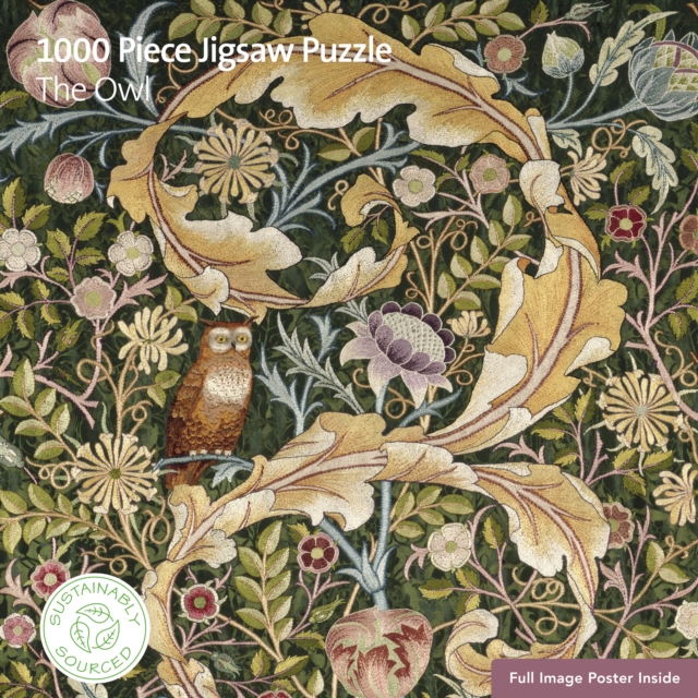 Adult Sustainable Jigsaw Puzzle V&A: The Owl : 1000-pieces. Ethical, Sustainable, Earth-friendly, Jigsaw Book