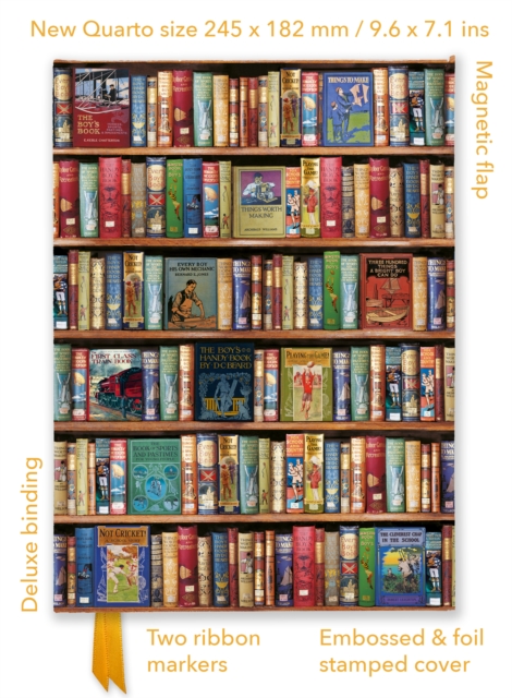 Bodleian Libraries: Hobbies & Pastimes Bookshelves (Foiled Quarto Journal), Notebook / blank book Book