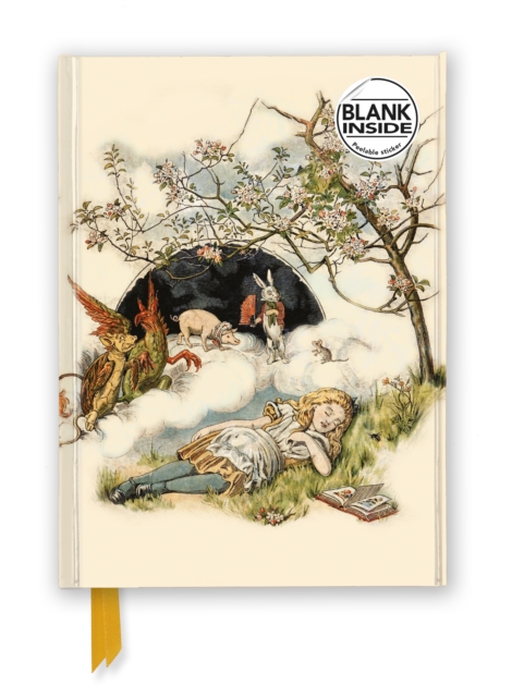 British Library: Alice Asleep, from Alice's Adventures in Wonderland (Foiled Blank Journal), Notebook / blank book Book