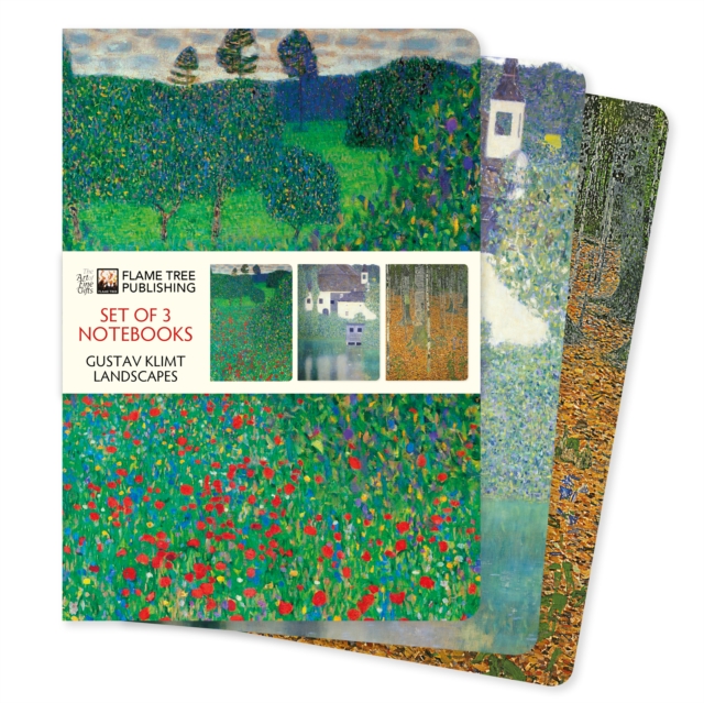 Gustav Klimt: Landscapes Set of 3 Standard Notebooks, Notebook / blank book Book