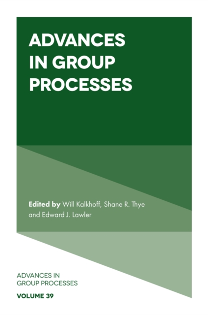 Advances in Group Processes, Hardback Book