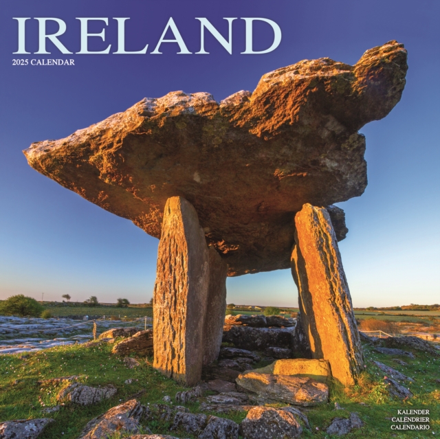 Ireland Calendar 2025 Square Travel Wall Calendar - 16 Month, Calendar Book