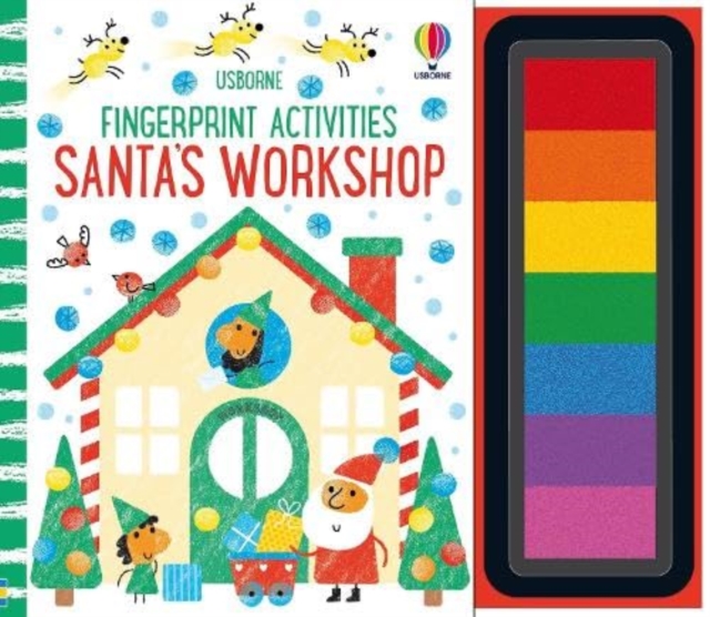 Fingerprint Activities Santa's Workshop, Spiral bound Book