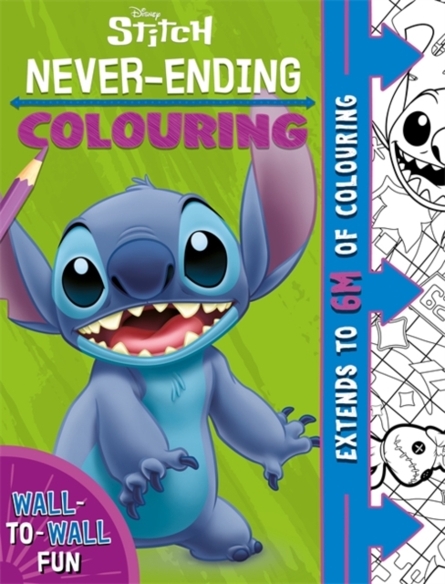 Disney Stitch: Never-Ending Colouring, Paperback / softback Book