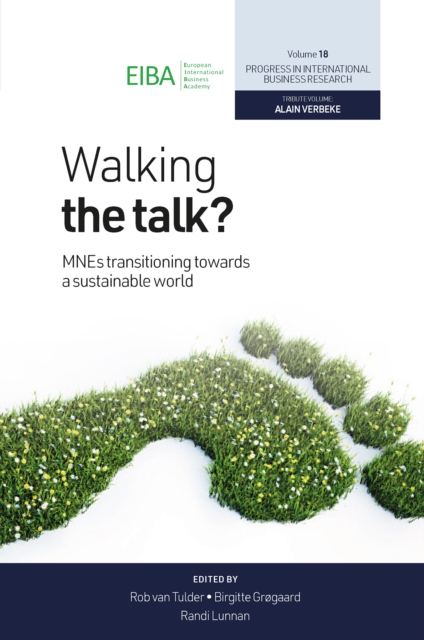 Walking the Talk? : MNEs Transitioning Towards a Sustainable World, Hardback Book