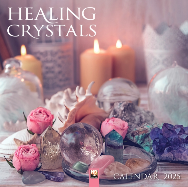 Healing Crystals Wall Calendar 2025 (Art Calendar), Calendar Book