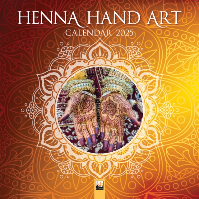 Henna Hand Art Wall Calendar 2025 (Art Calendar), Calendar Book