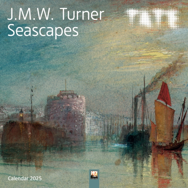 Tate: J.M.W. Turner Seascapes Wall Calendar 2025 (Art Calendar), Calendar Book