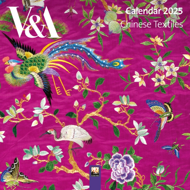 V&A: Chinese Textiles Mini Wall Calendar 2025 (Art Calendar), Calendar Book