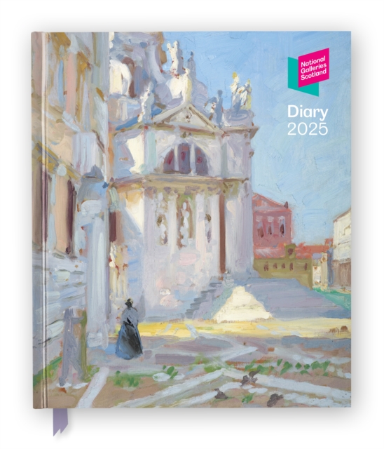 National Galleries Scotland 2025 Desk Diary Planner - Week to View, Illustrated throughout, Diary or journal Book