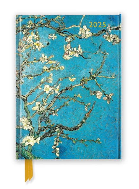 Vincent van Gogh: Almond Blossom 2025 Luxury Diary Planner - Page to View with Notes, Diary or journal Book
