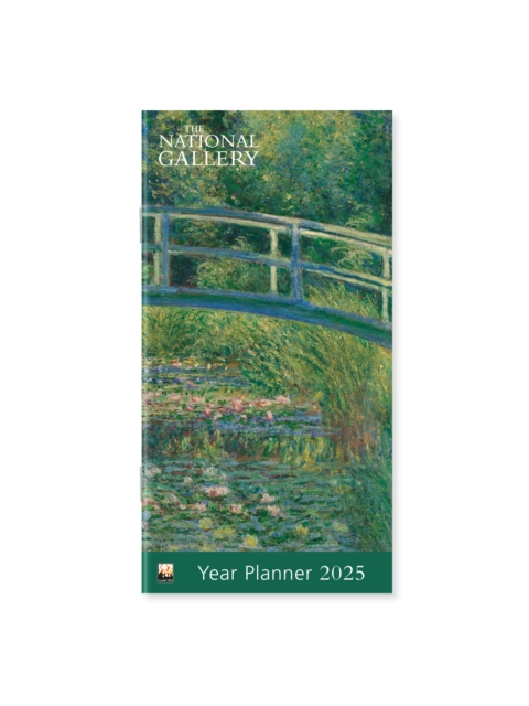 National Gallery: Monet, The Water-Lily Pond 2025 Year Planner - Month to View, Diary or journal Book